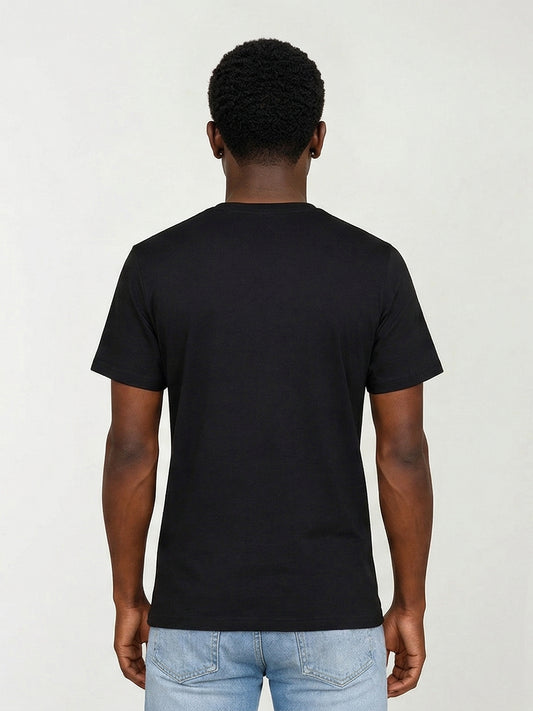 True Religion Men Black Embroidered T-Shirt