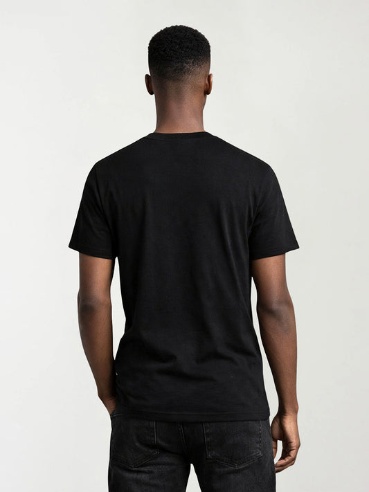 True Religion Men Black Embroidered T-Shirt