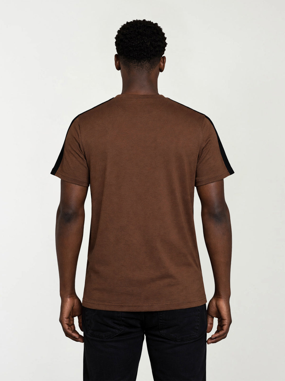 True Religion Men Brown Embroidered T-Shirt