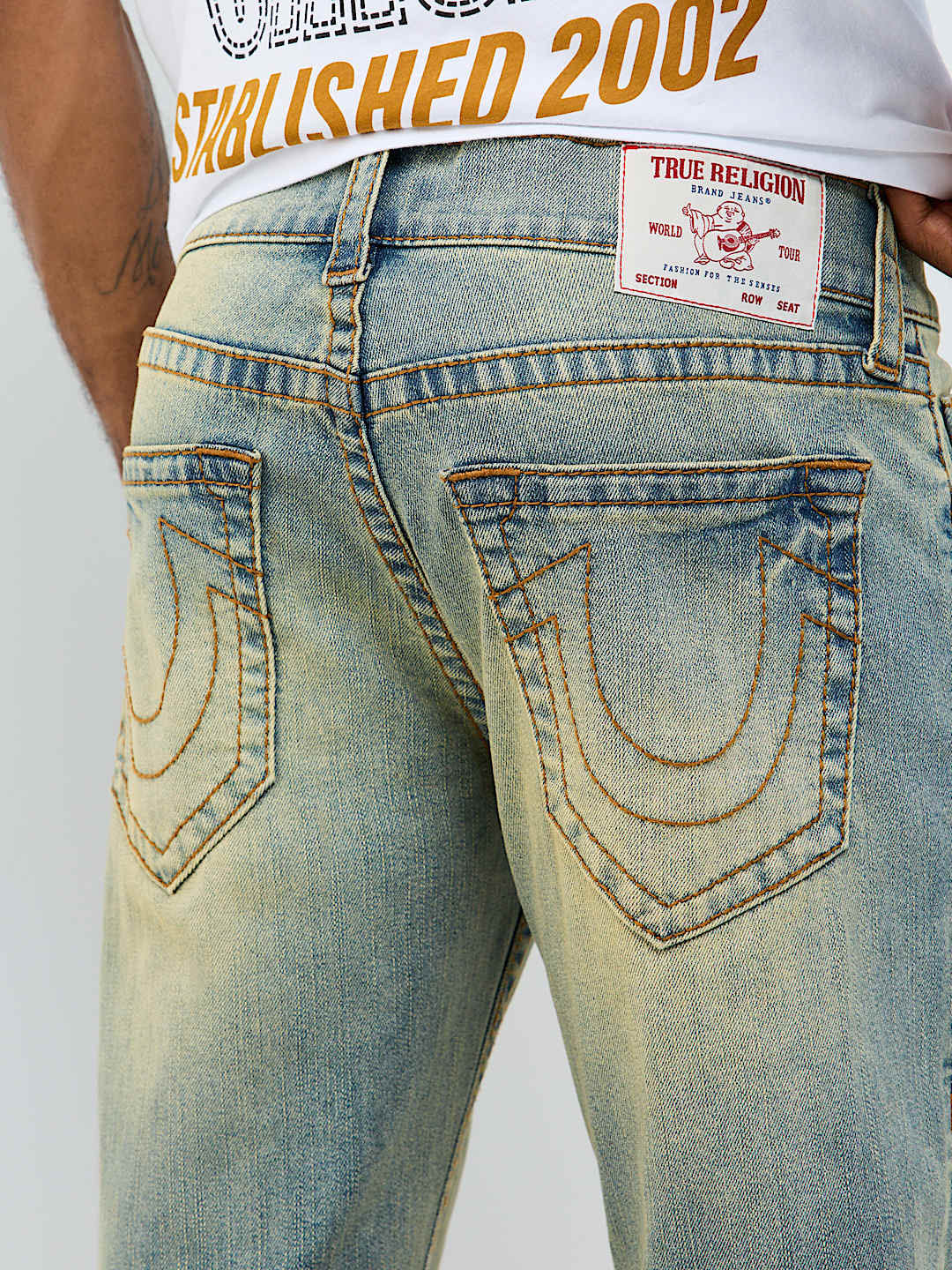 True Religion Blue Bootcut Billy Big T Stretchable Jeans