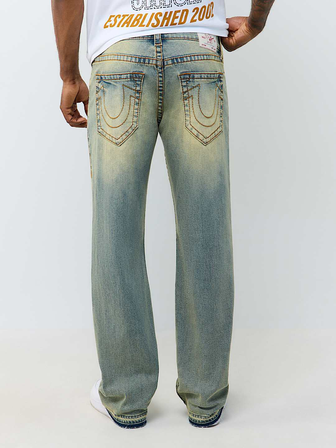 True Religion Blue Bootcut Billy Big T Stretchable Jeans