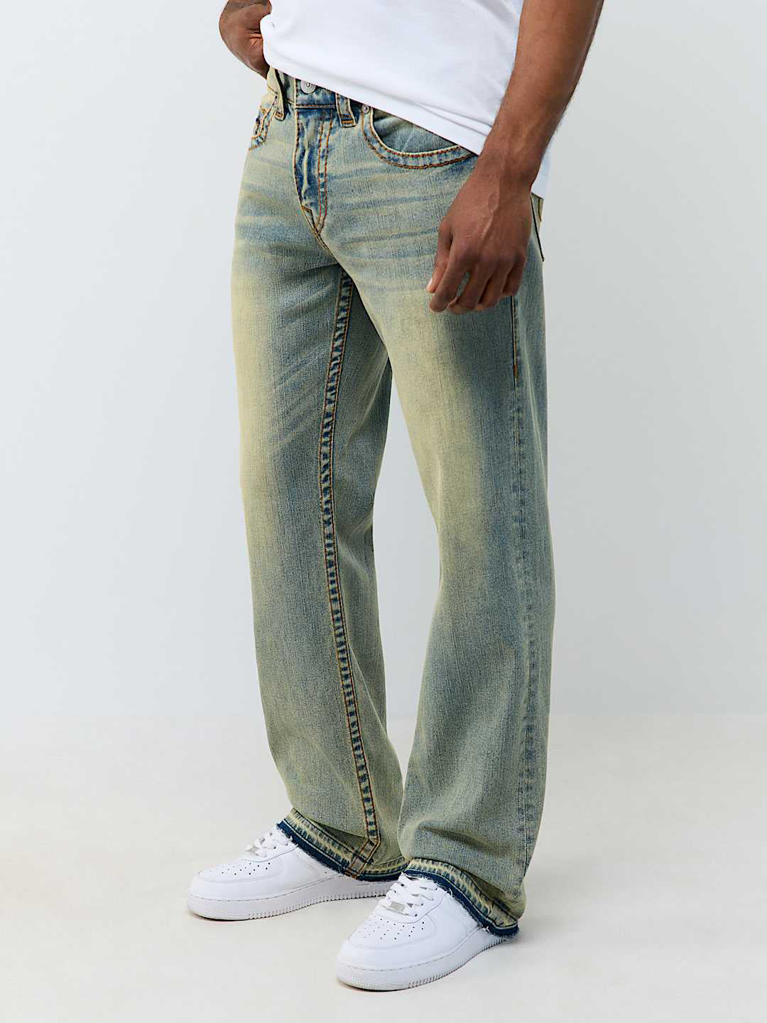 True Religion Blue Bootcut Billy Big T Stretchable Jeans