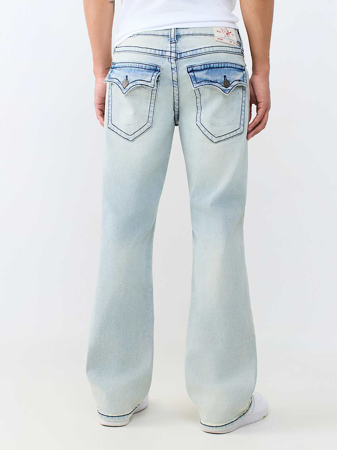 True Religion Blue Big T Billy Bootcut Solid Stretchable Jeans