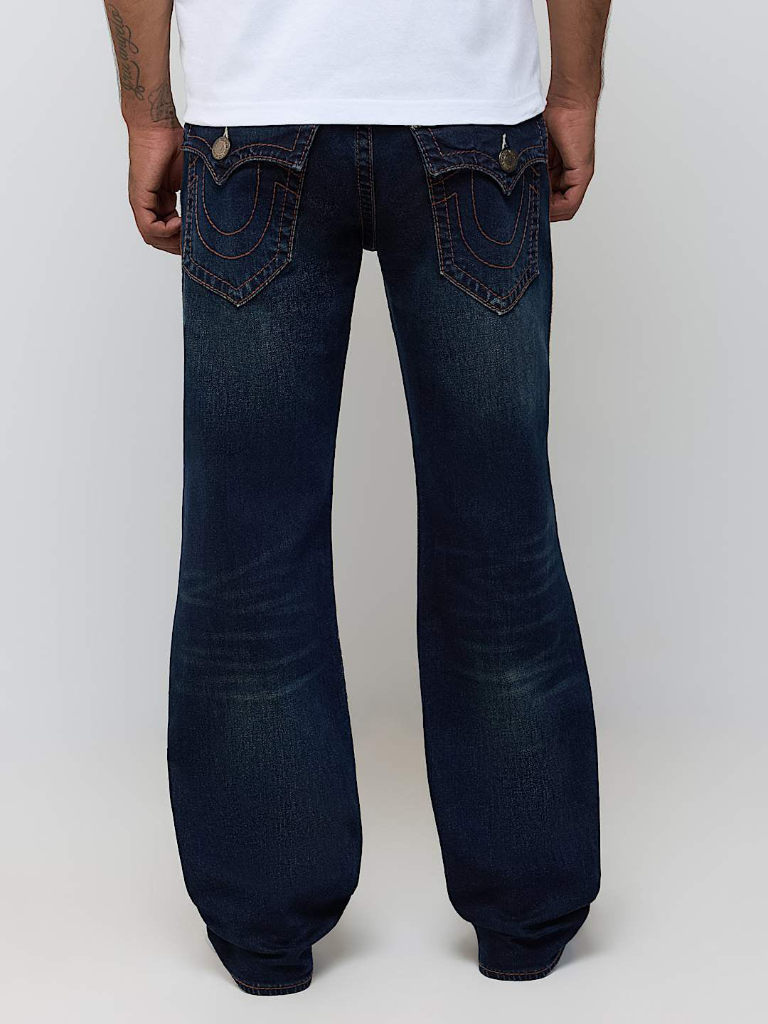 True Religion Blue Bootcut Billy Super T Stretchable Jeans