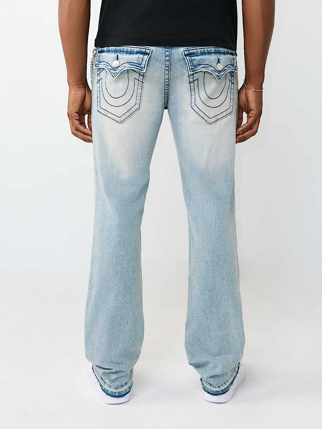 True Religion Blue Straight Fit Ricky SN Stretchable Jeans