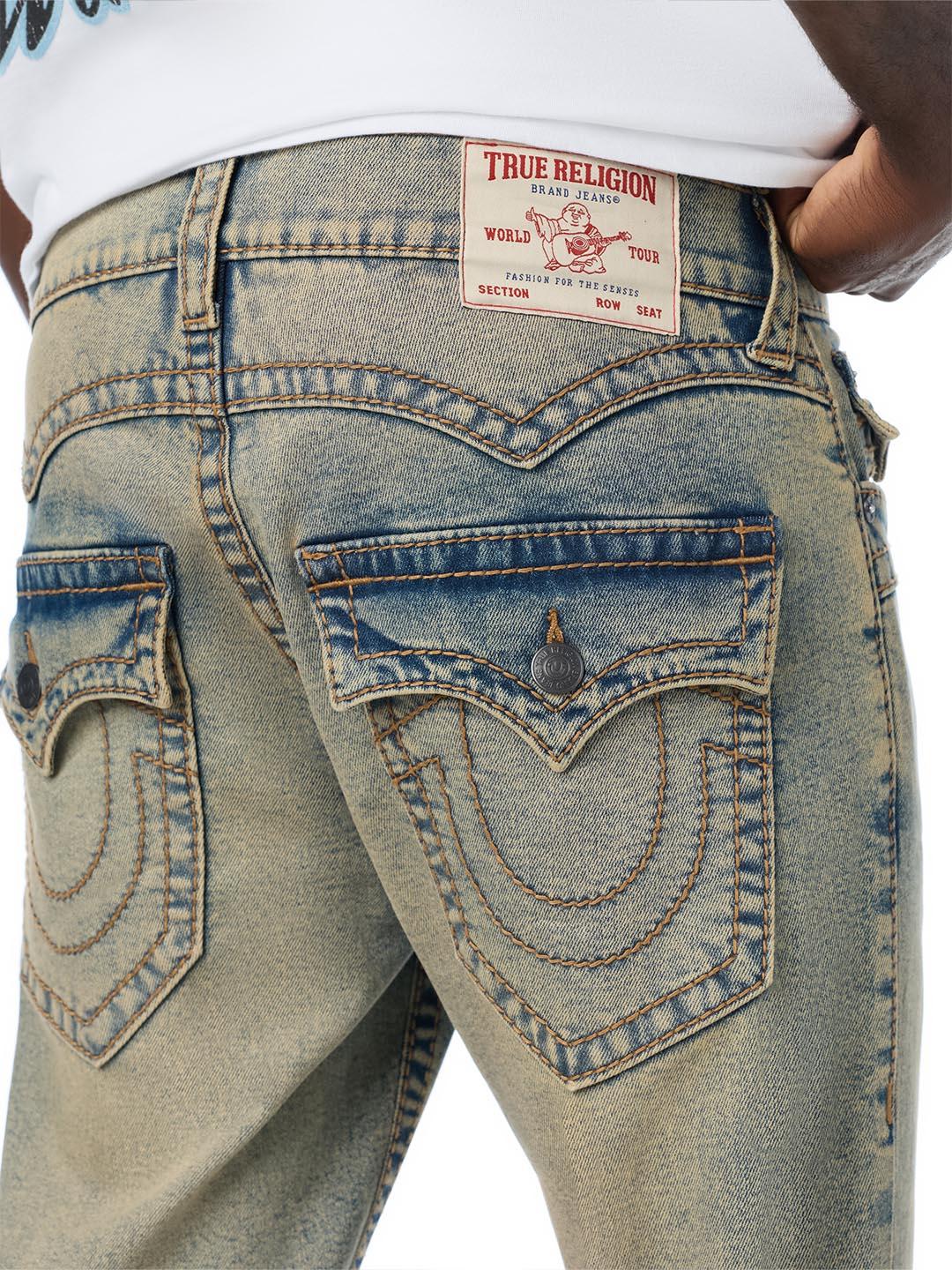 True Religion Blue Ricky Big T Stretchable Straight Fit Jeans
