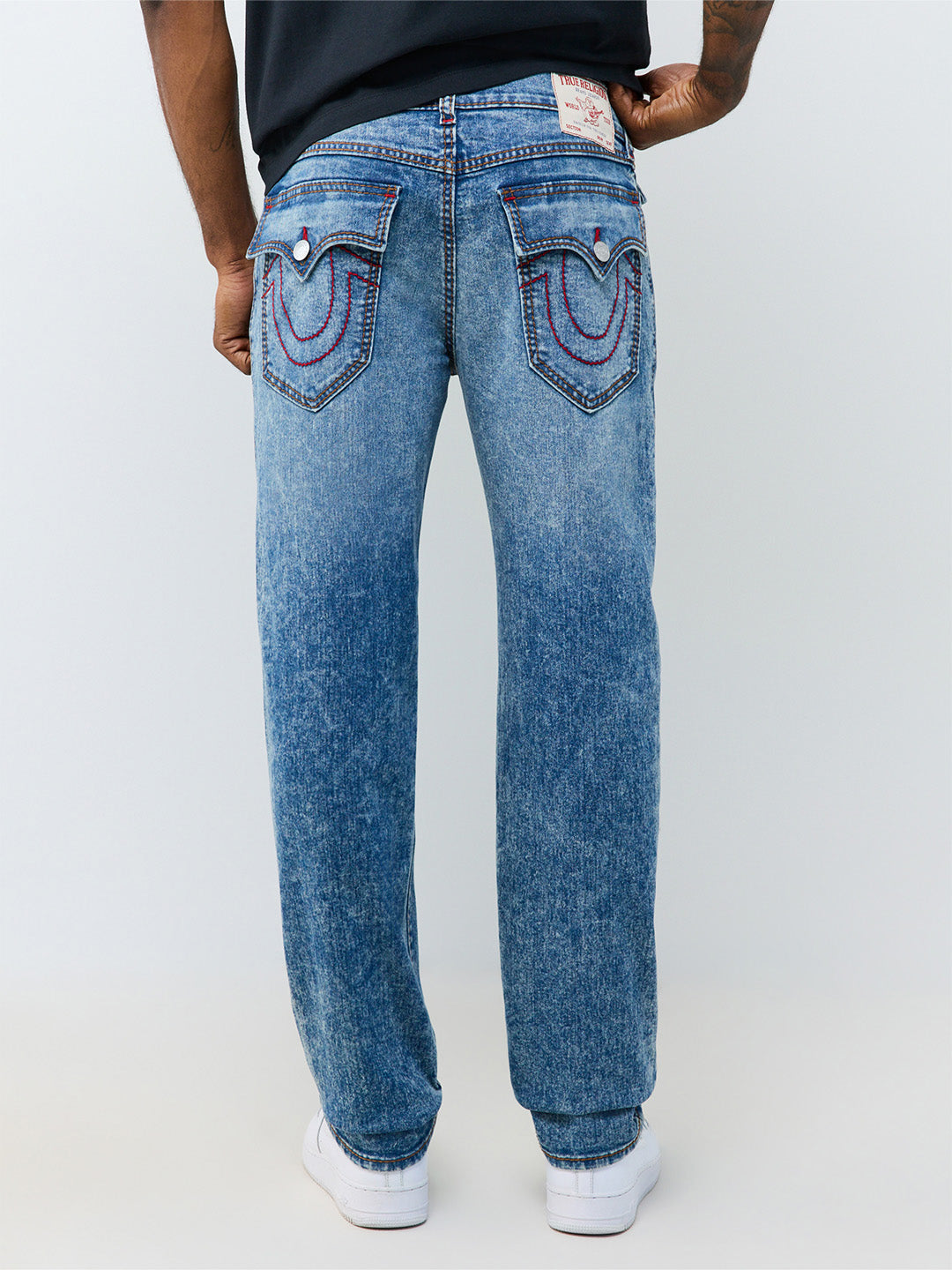 True Religion Blue Slim Fit Geno Big T Stretchable Jeans