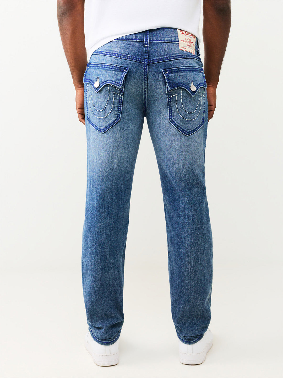 True Religion Blue Slim Fit Geno Big T Stretchable Jeans