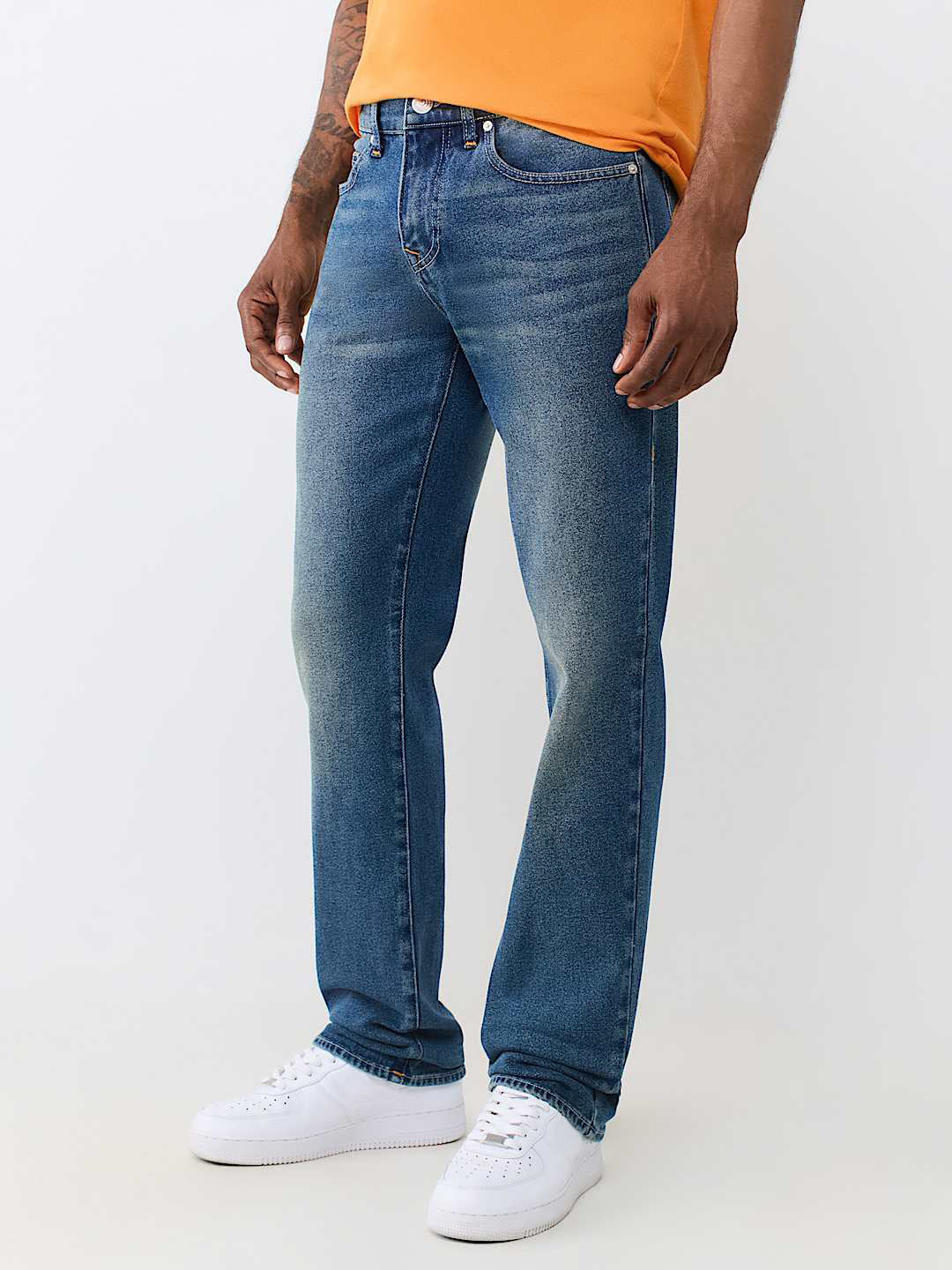 True Religion Blue Straight Fit Ricky SN Stretchable Jeans