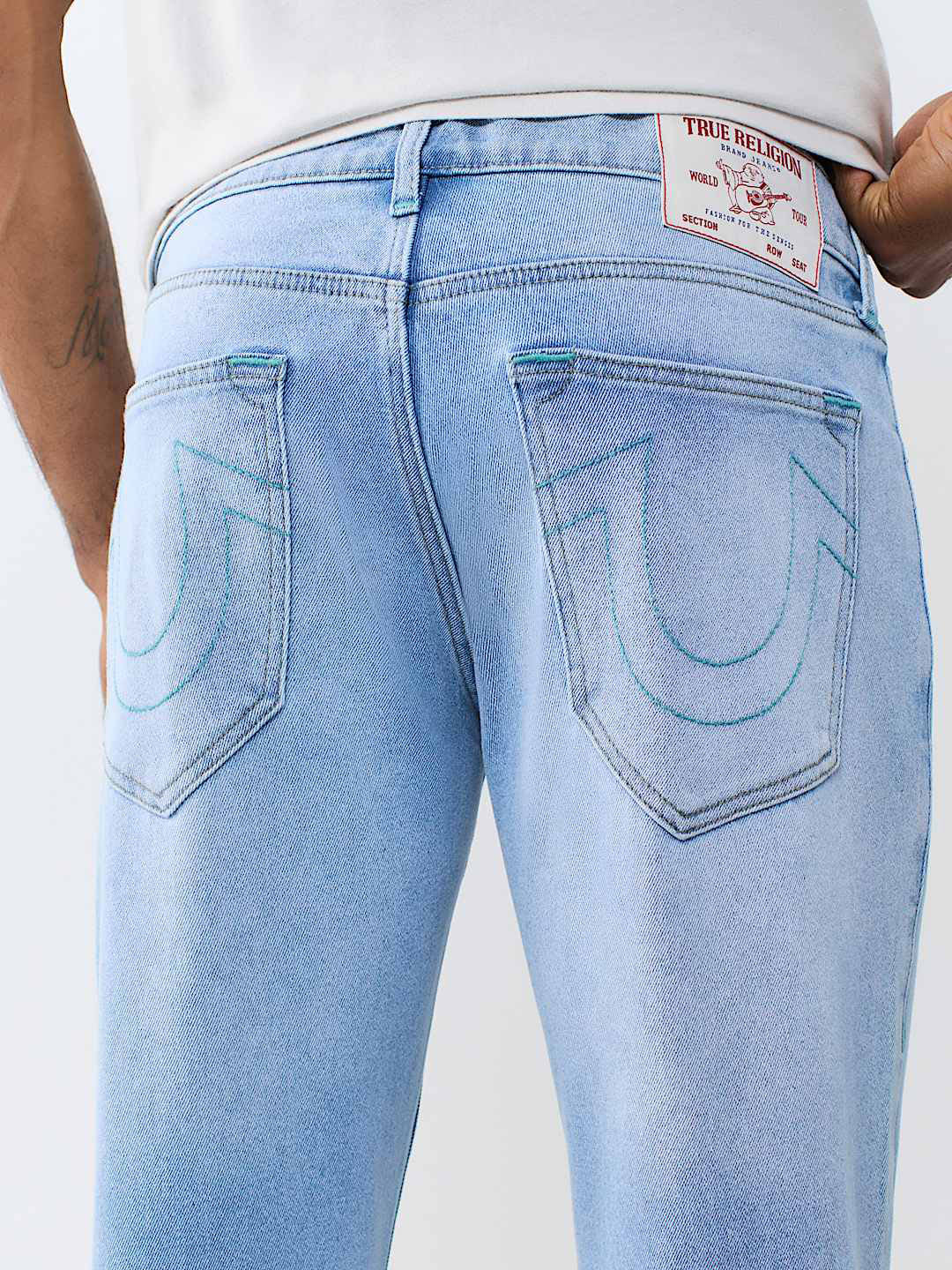 True Religion Blue Straight Fit Ricky SN Stretchable Jeans