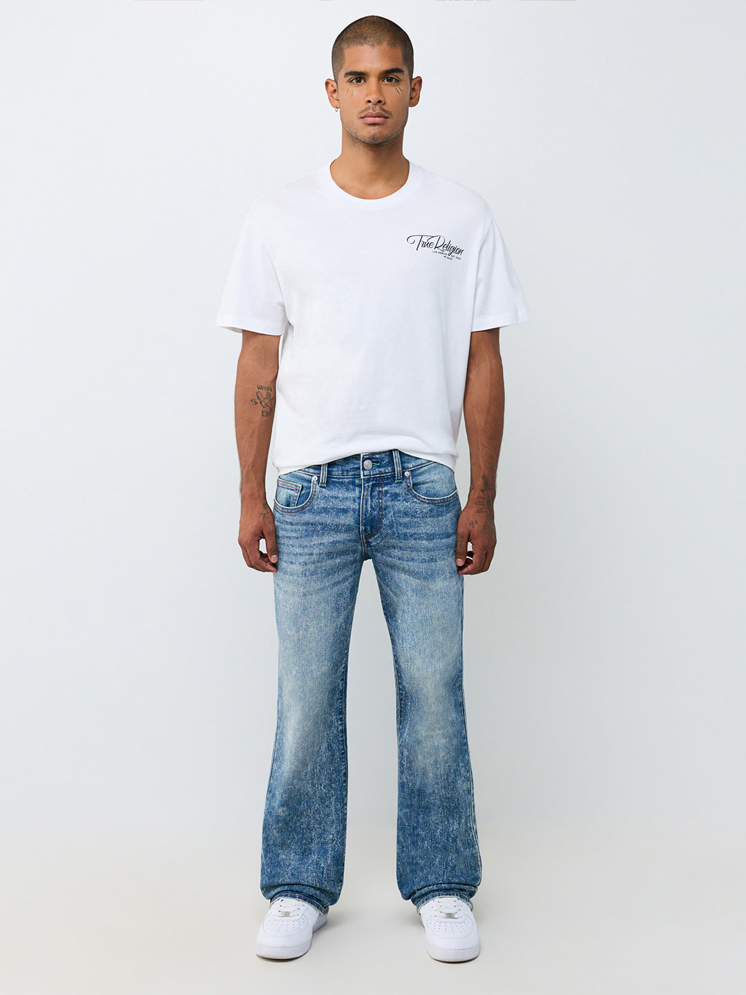 True Religion Blue Bootcut Billy SN Stretchable Jeans