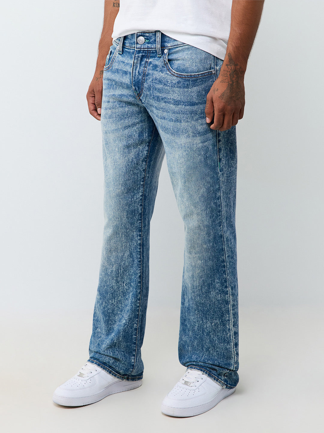 True Religion Blue Bootcut Billy SN Stretchable Jeans