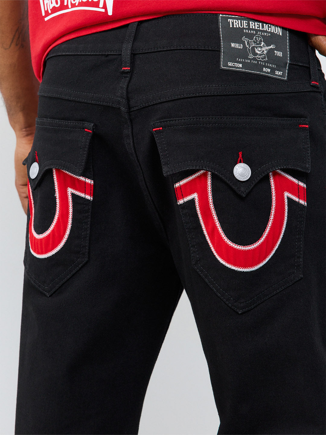 True Religion Black Bootcut Billy SN Stretchable Jeans