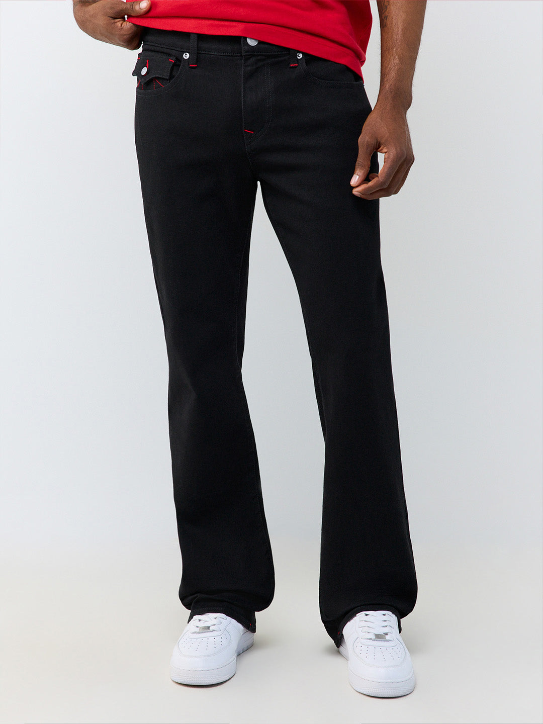 True Religion Black Bootcut Billy SN Stretchable Jeans