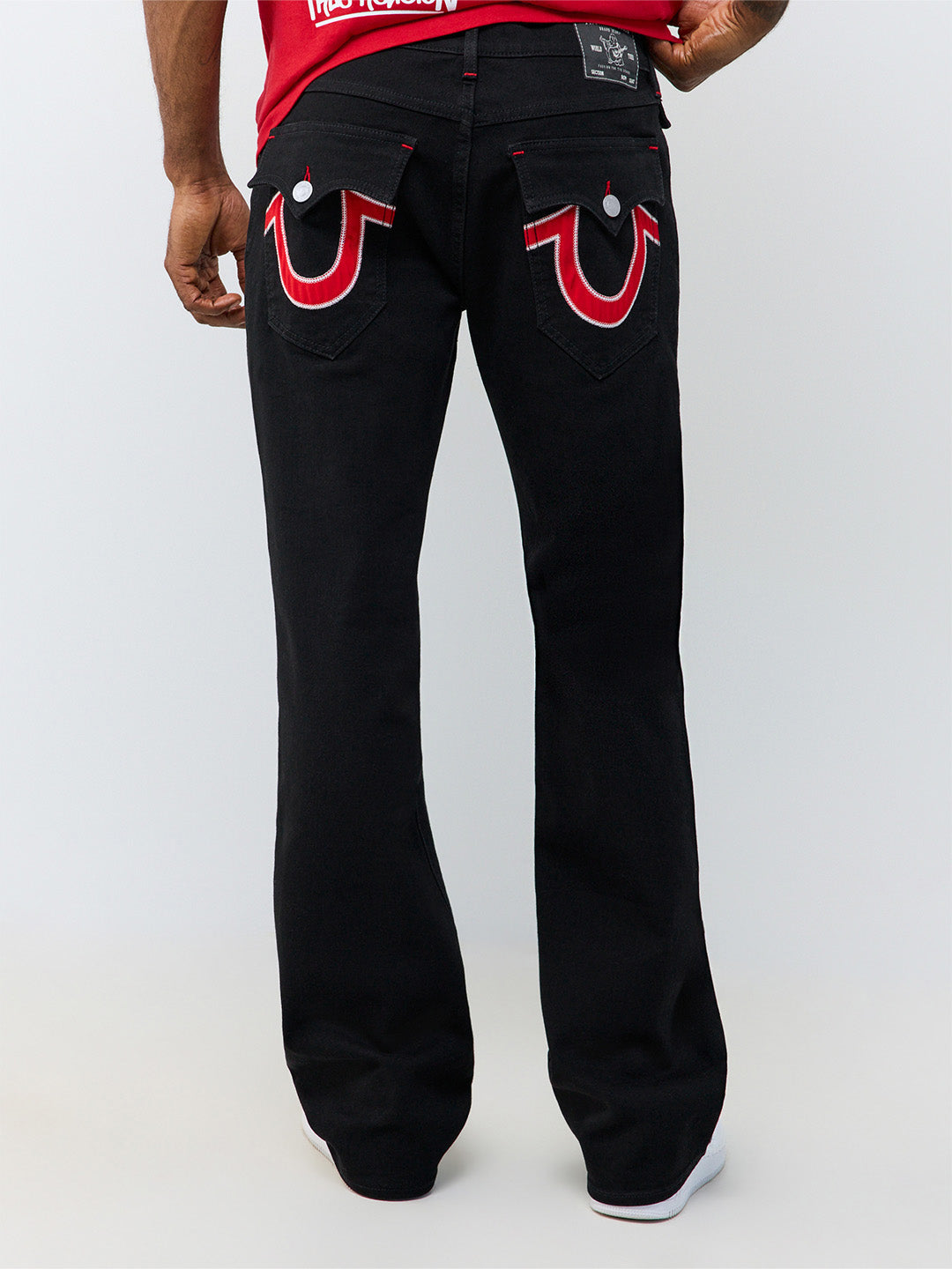 True Religion Black Bootcut Billy SN Stretchable Jeans
