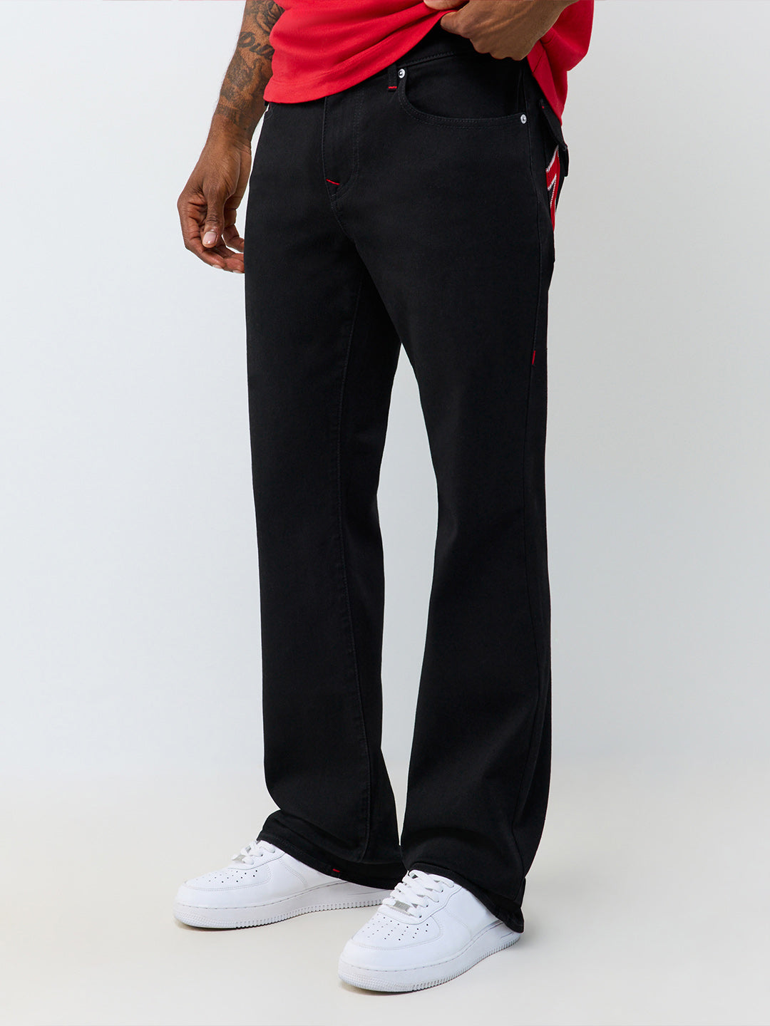 True Religion Black Bootcut Billy SN Stretchable Jeans