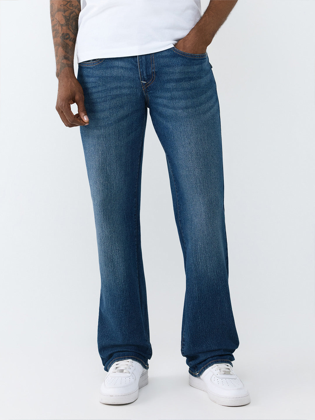 True Religion Blue Bootcut Billy SN Stretchable Jeans