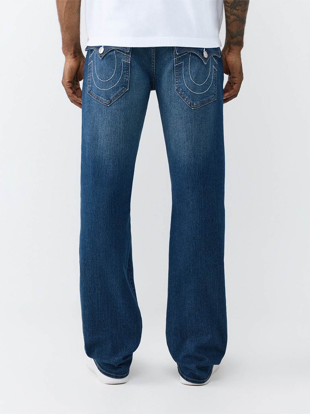 True Religion Blue Bootcut Billy SN Stretchable Jeans