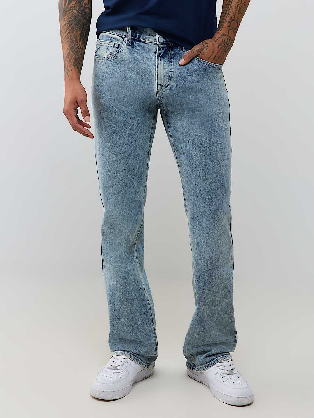 True Religion Blue Bootcut Billy SN Stretchable Jeans