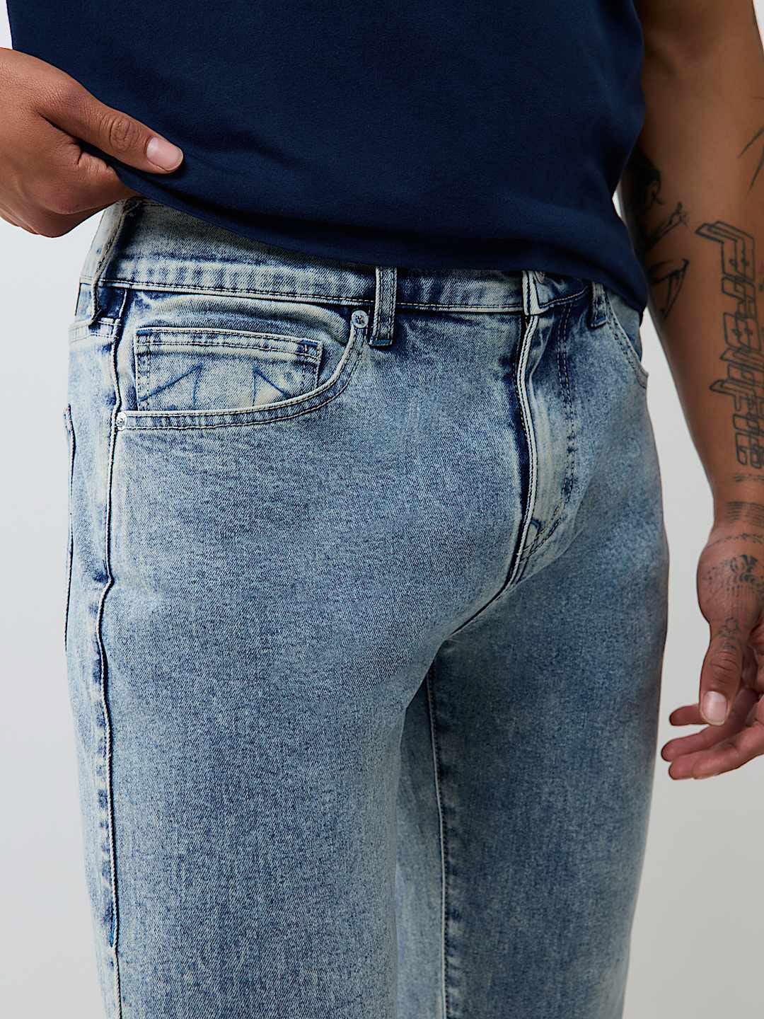 True Religion Blue Bootcut Billy SN Stretchable Jeans