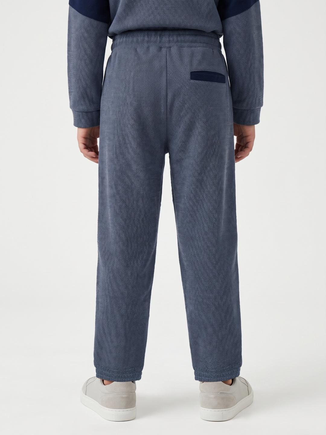 Blue Giraffe Boys Blue Regular Fit Solid Jogger