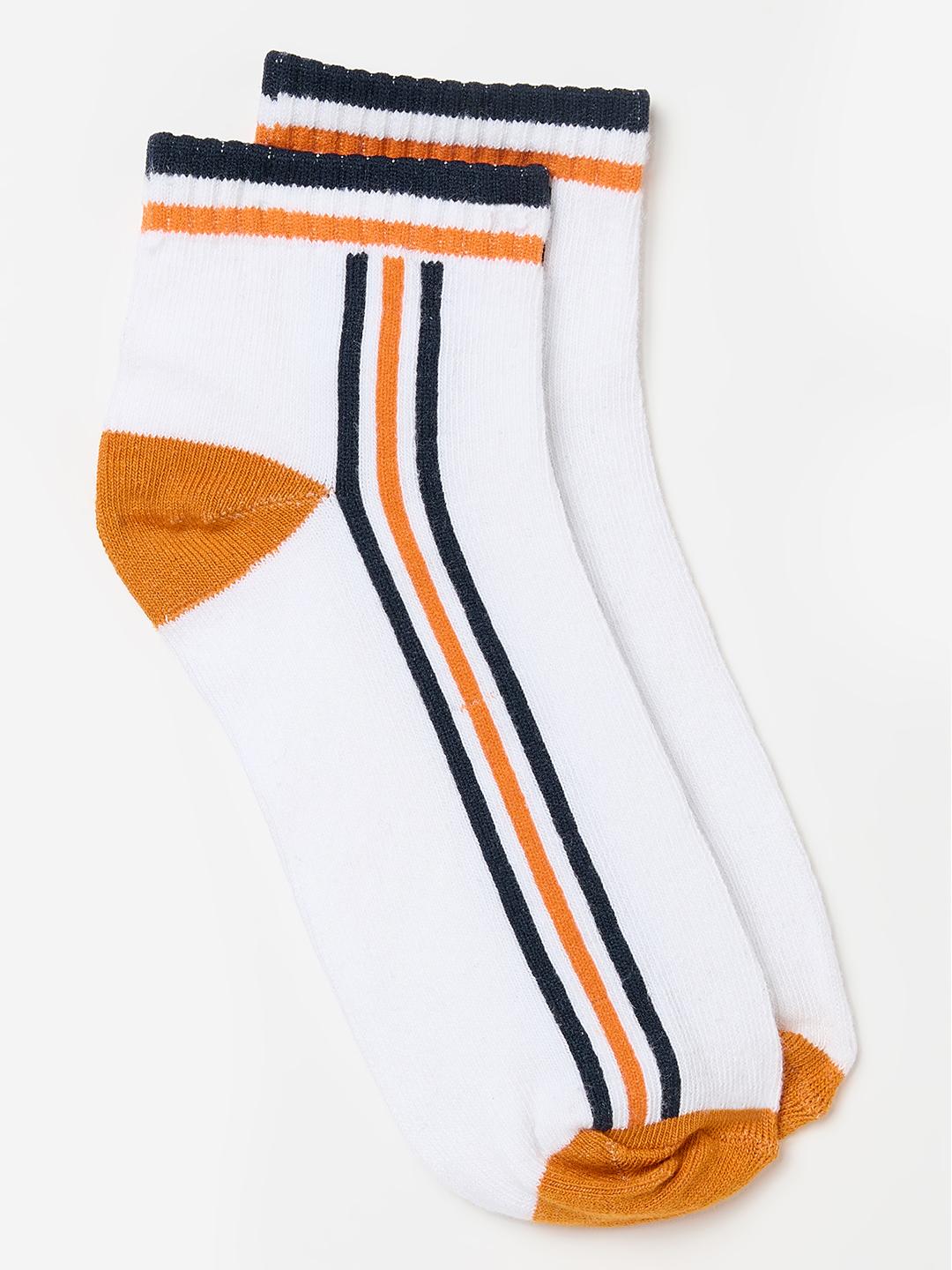 Blue Giraffe Boys Multicolour Colourblock Socks - Pack of 2