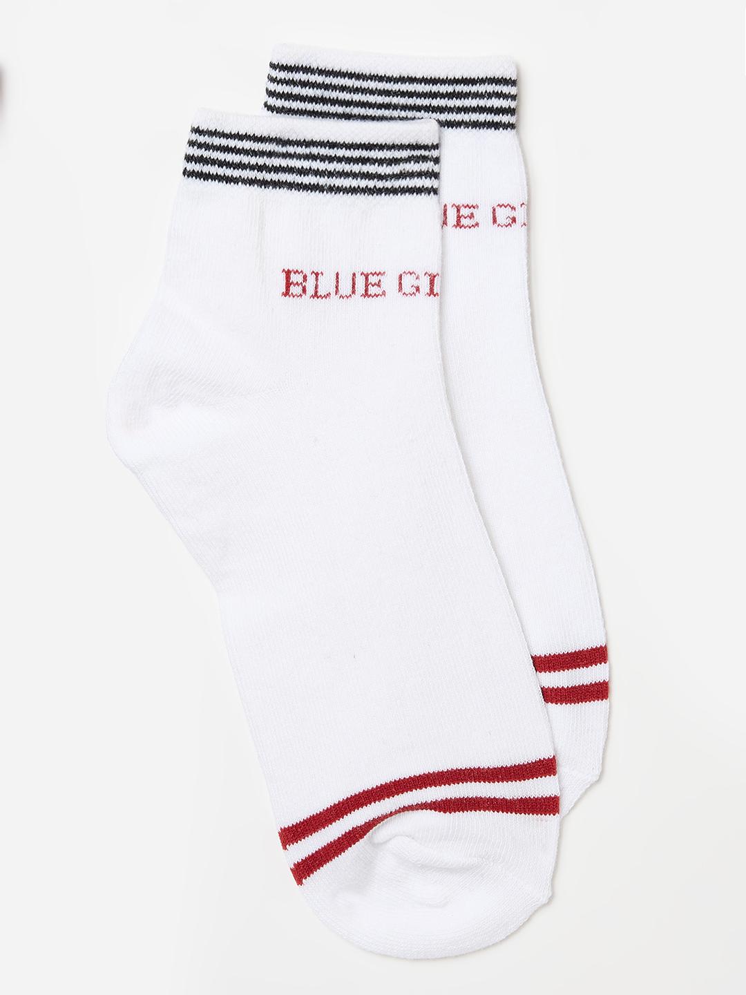Blue Giraffe Boys Multicolour Striped Socks - Pack of 3