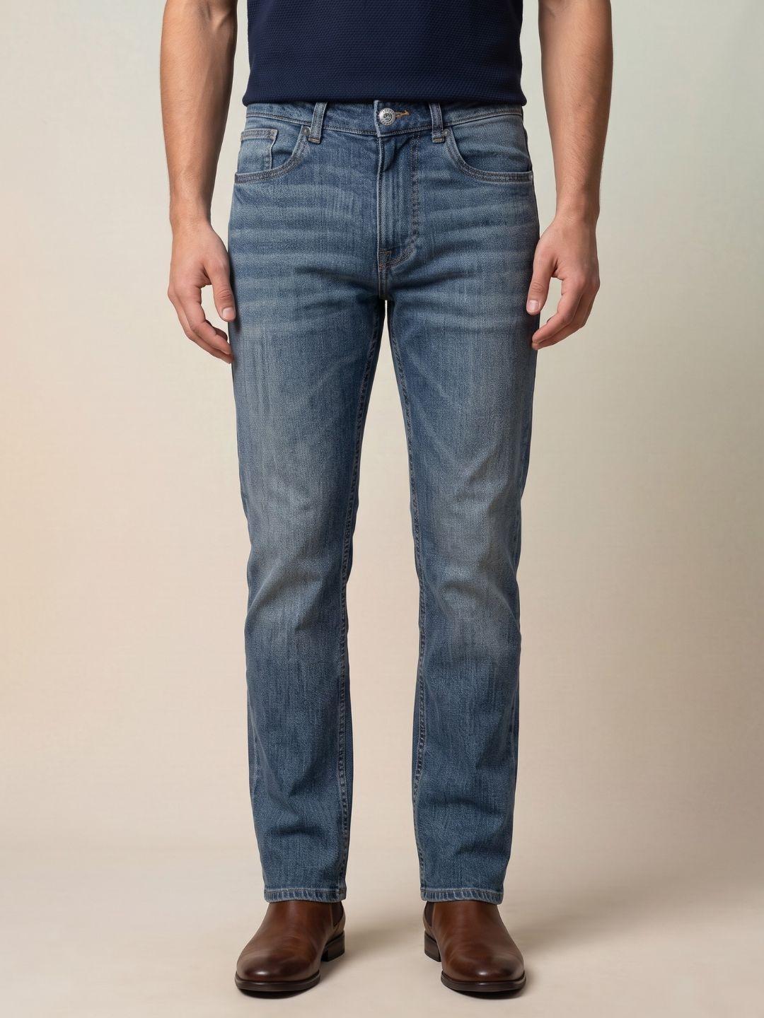 Iconic Men Blue Slim Fit Solid Jeans