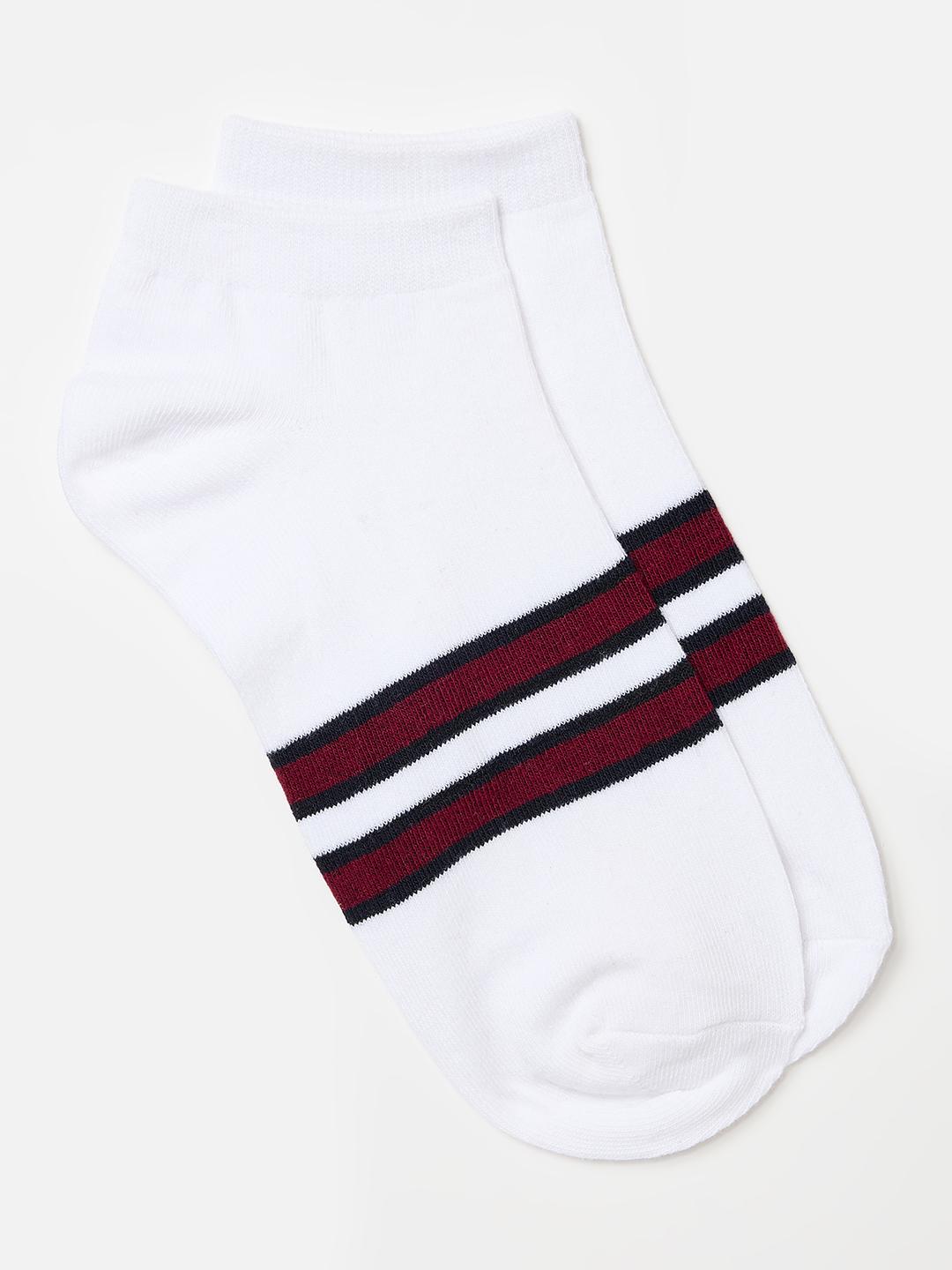 Iconic Men Multicolour Striped Socks - Pack of 3