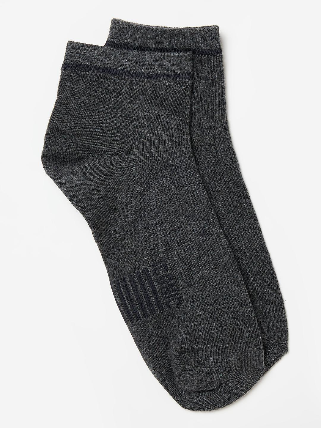 Iconic Men Multicolour Solid Socks - Pack of 5