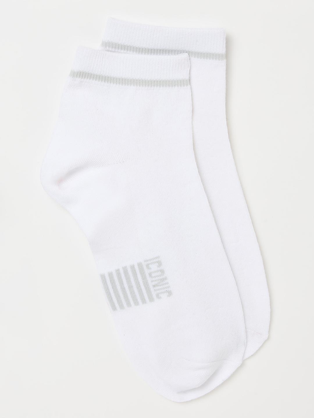 Iconic Men Multicolour Solid Socks - Pack of 5