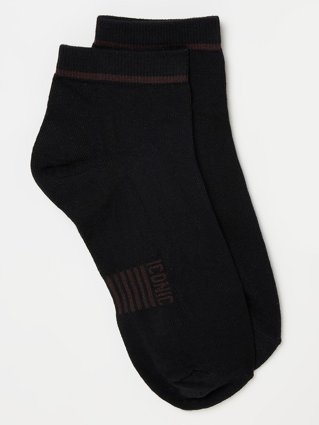 Iconic Men Multicolour Solid Socks - Pack of 5