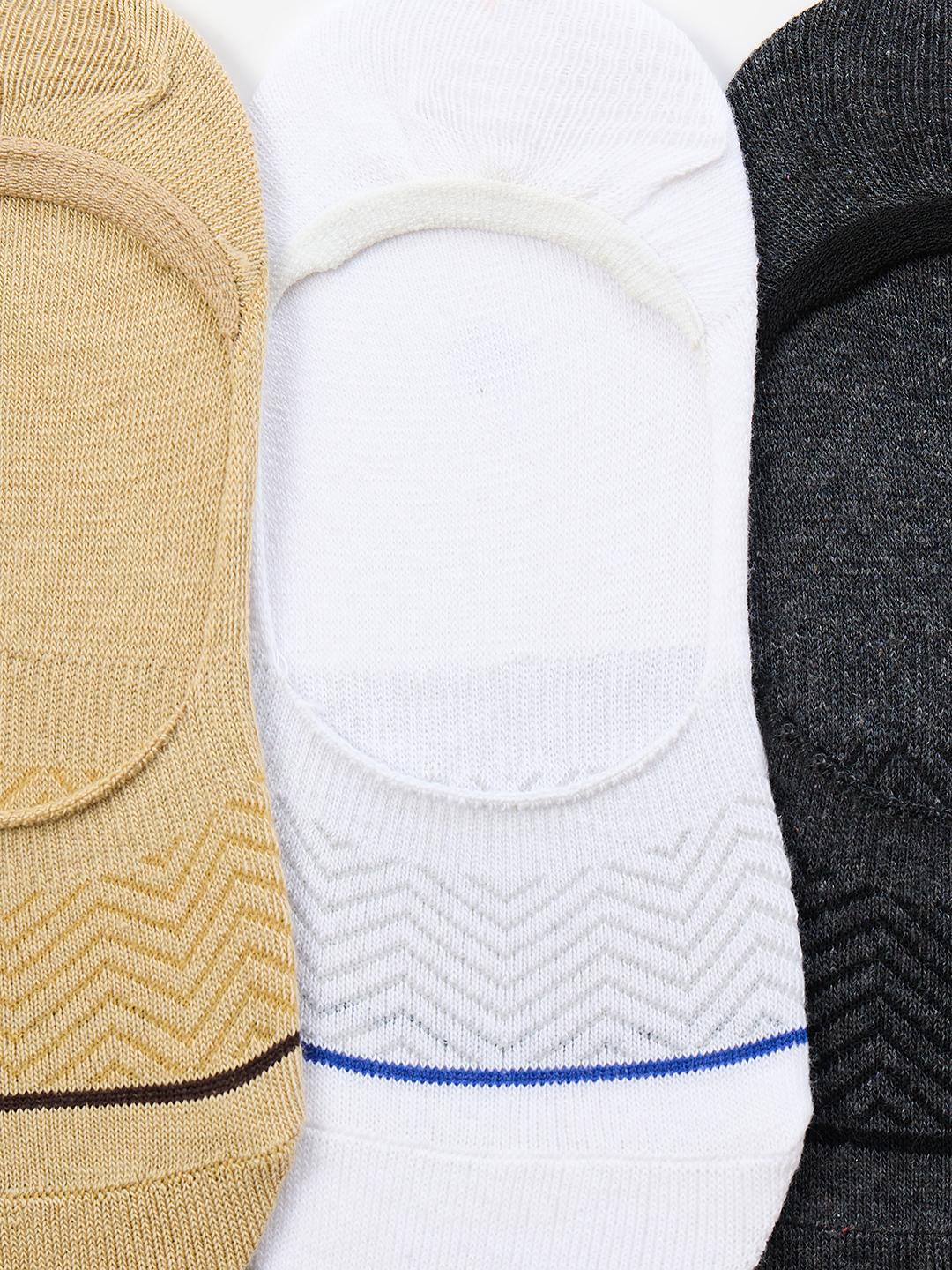 Iconic Men Multicolour Herringbone Socks - Pack of 3