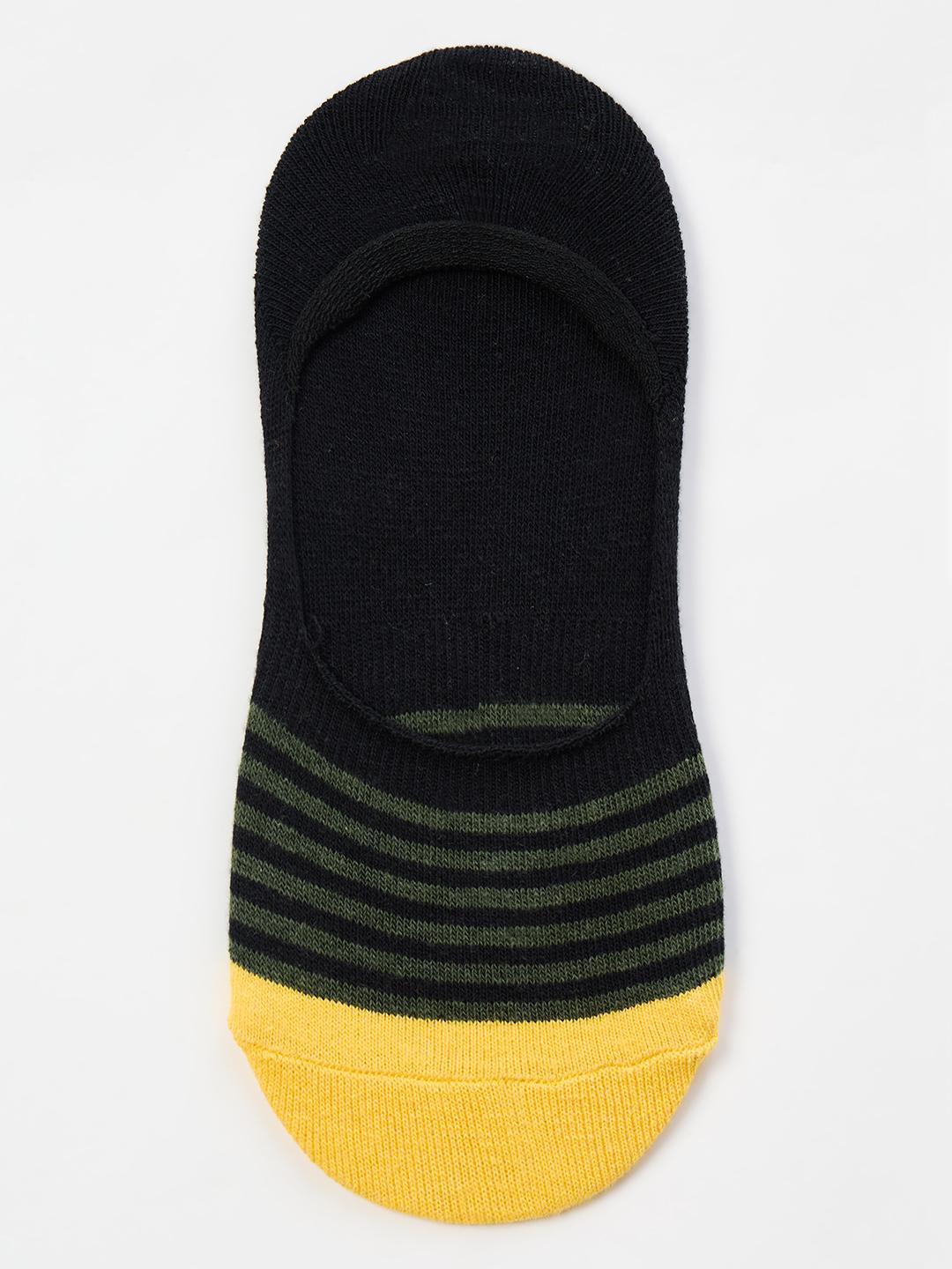 Iconic Men Multicolour Striped Socks