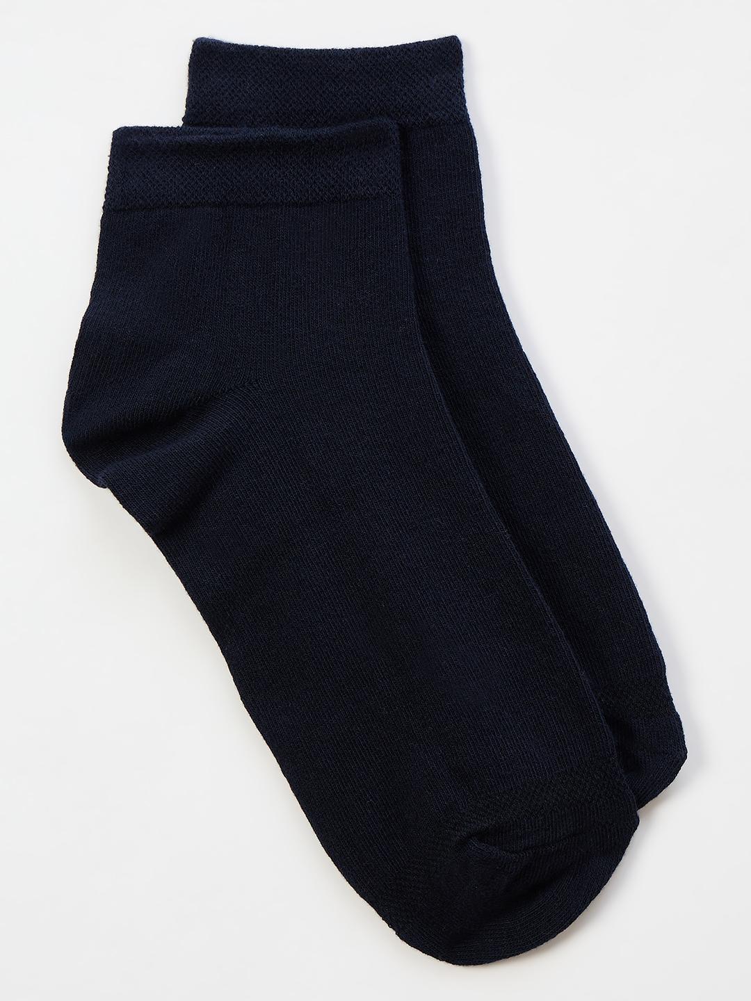 Iconic Men Blue Graphic Socks - Pack of 2