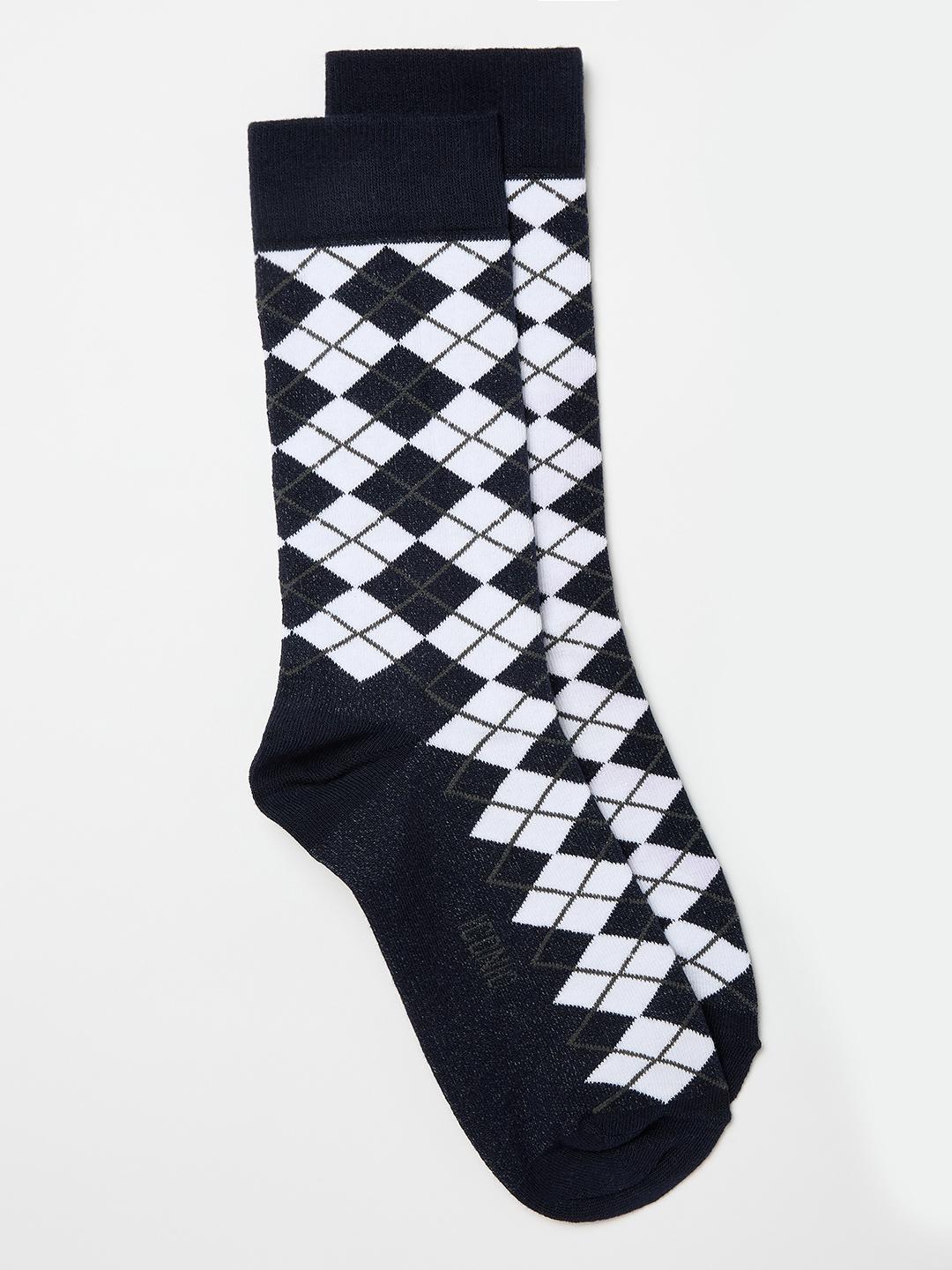 Iconic Men Multicolour Striped Socks - Pack of 3