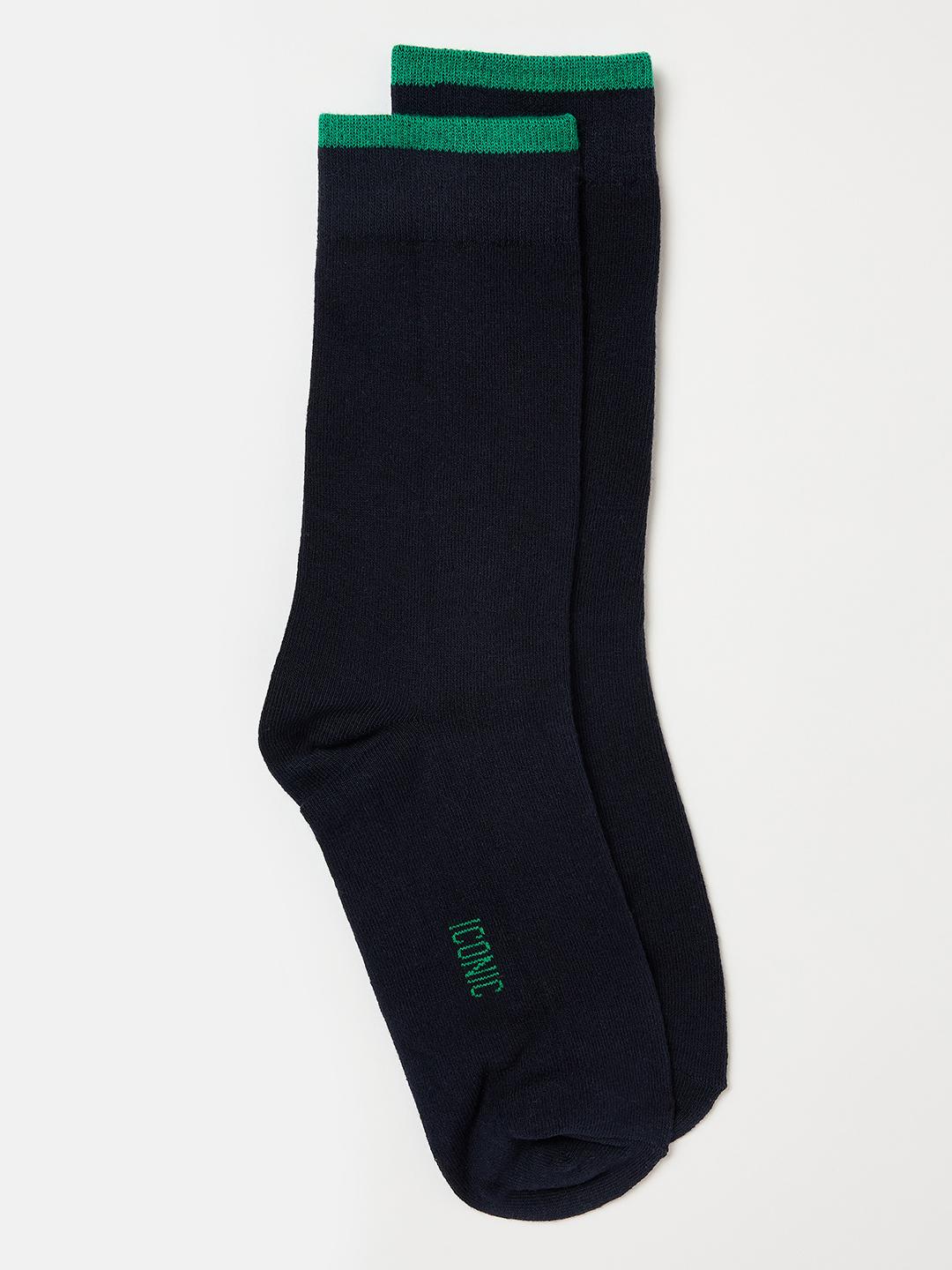 Iconic Men Multicolour Striped Socks - Pack of 3