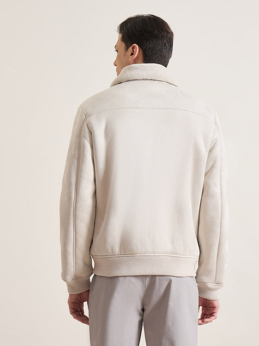 ANTONY MORATO Men Cream Solid Jacket