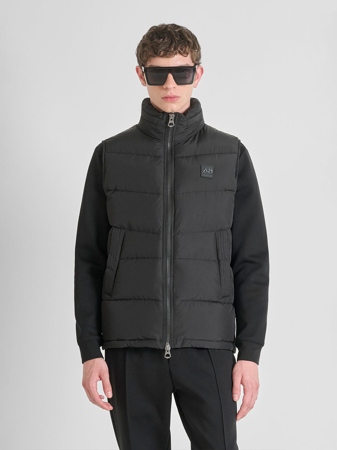 ANTONY MORATO Men Black Regular Fit Jacket