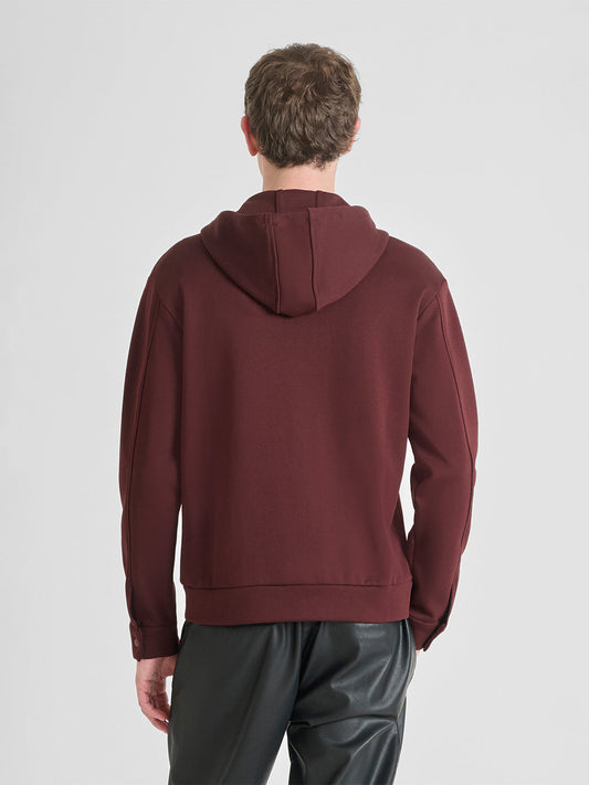 ANTONY MORATO Men Maroon Hoodie Sweatshirt