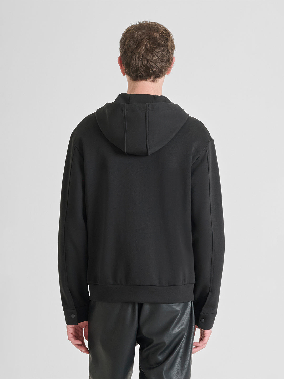 ANTONY MORATO Men Black Hoodie Sweatshirt