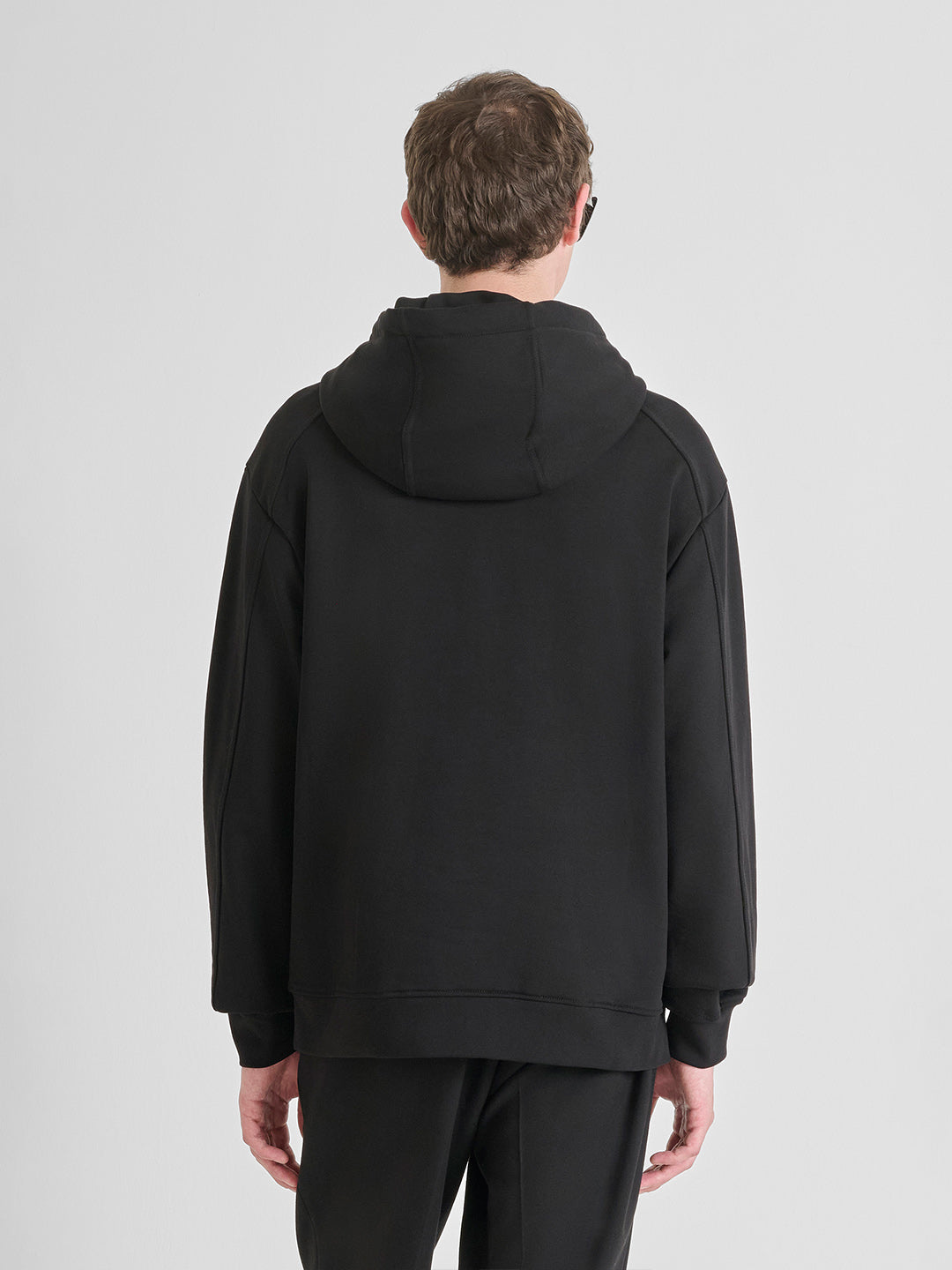 ANTONY MORATO Men Black Printed Cotton Sweatshirt