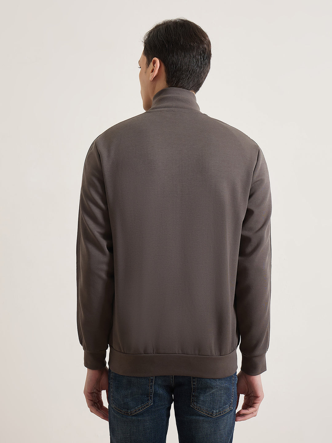 Antony Morato Men Green Solid Regular Fit Sweatshirt