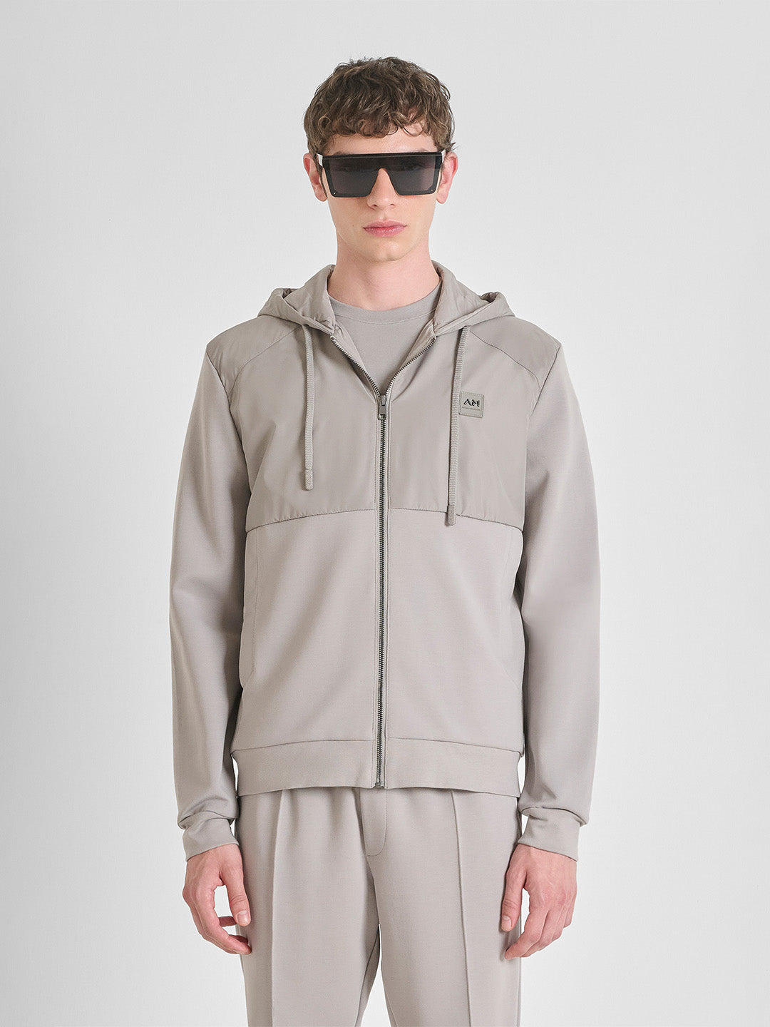 ANTONY MORATO Men Beige Hoodie Sweatshirt