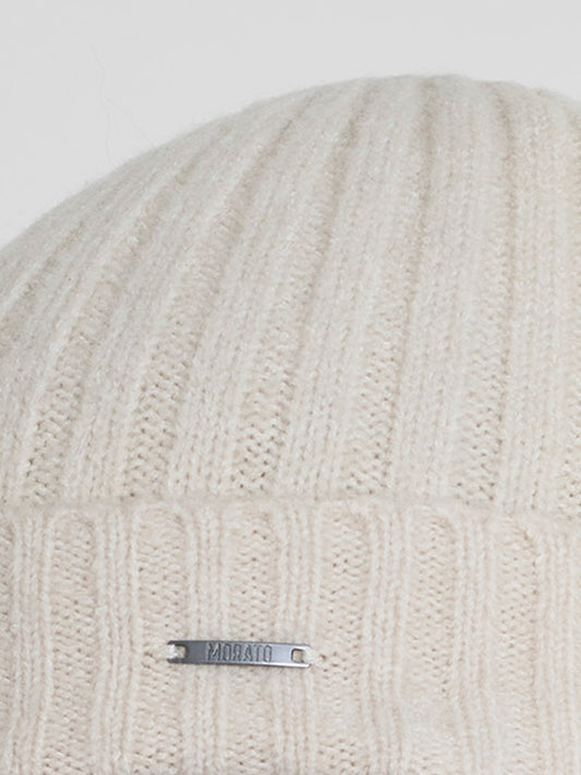 ANTONY MORATO Men Cream Regular Fit Beanies
