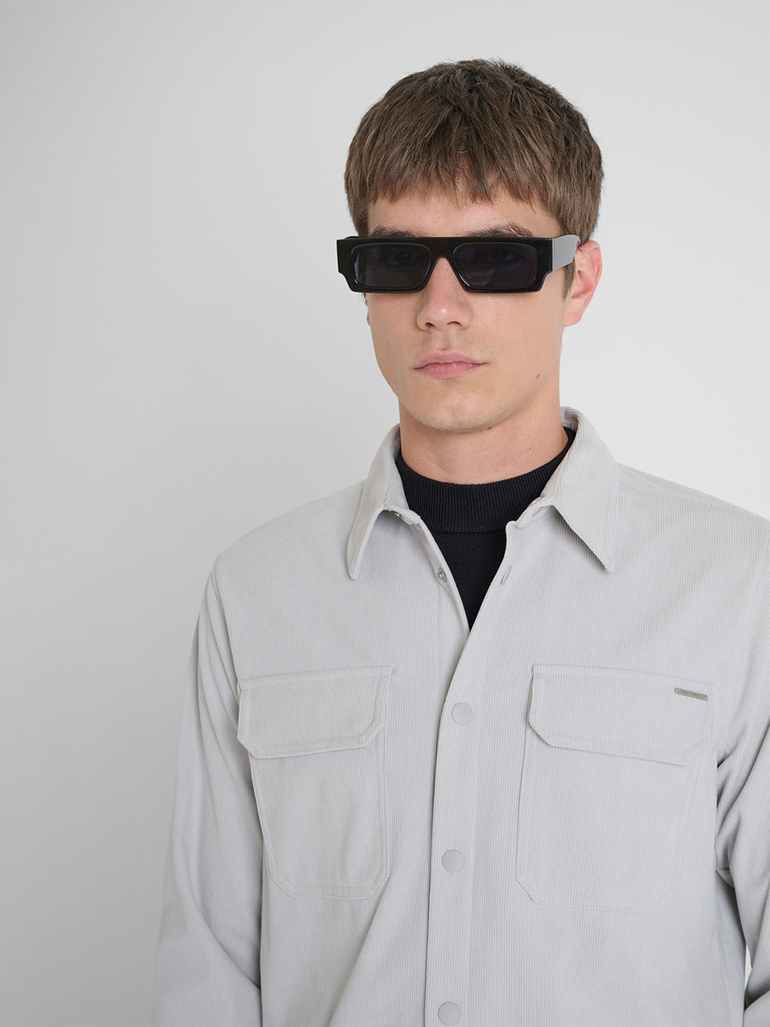 ANTONY MORATO Men Cream Corduroy Shirt