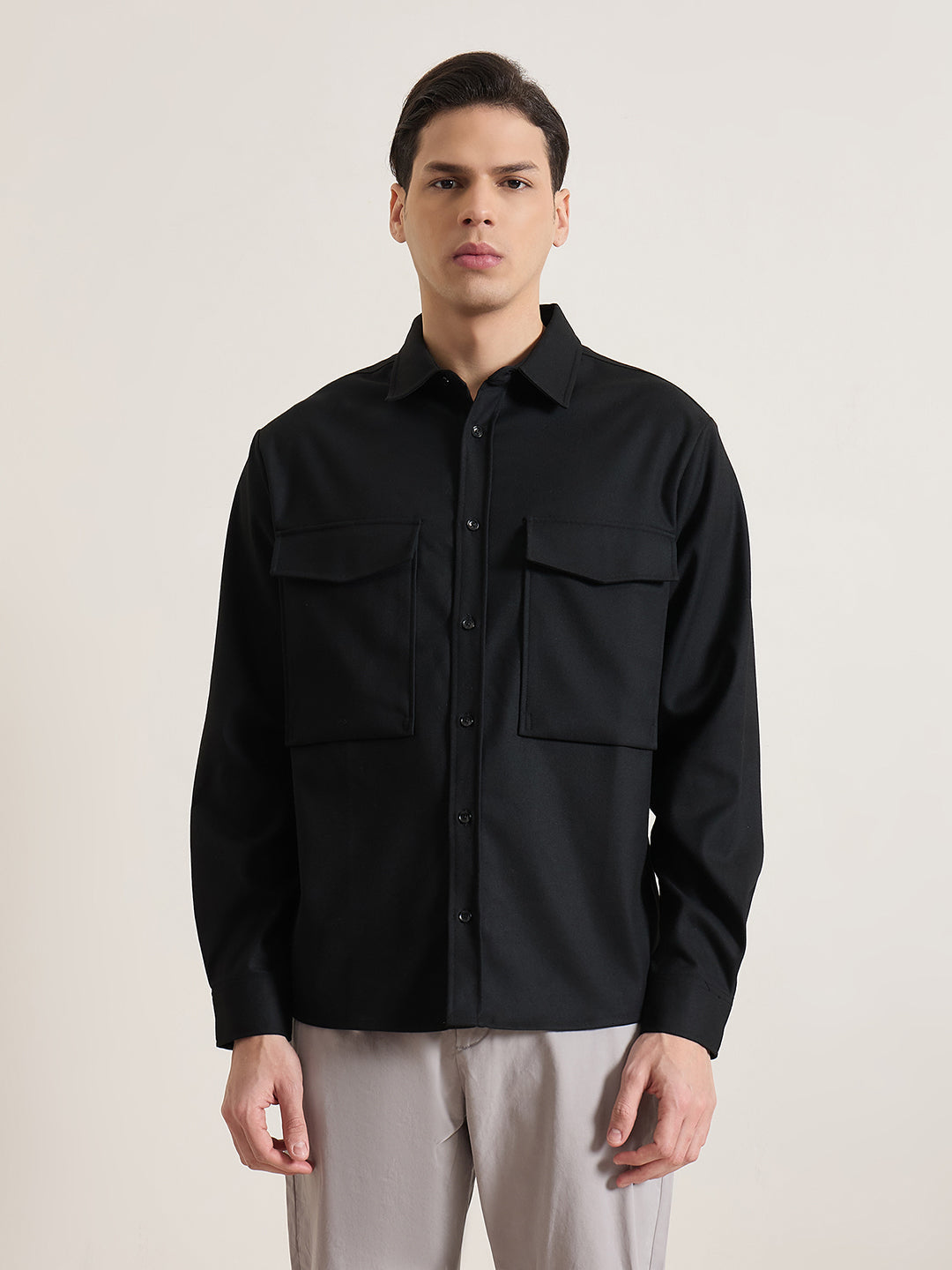 ANTONY MORATO Men Black Solid Shirt