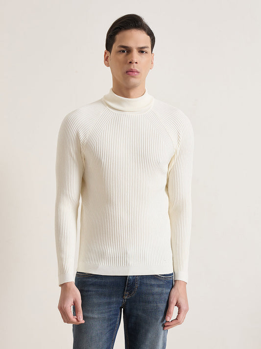 ANTONY MORATO Men Cream Solid Sweater