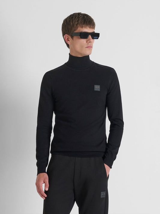 ANTONY MORATO Men Black Skinny Fit Sweater
