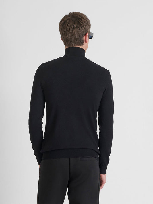 ANTONY MORATO Men Black Skinny Fit Sweater